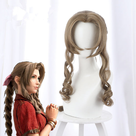 Aerith Gainsborough Wig - Final Fantasy