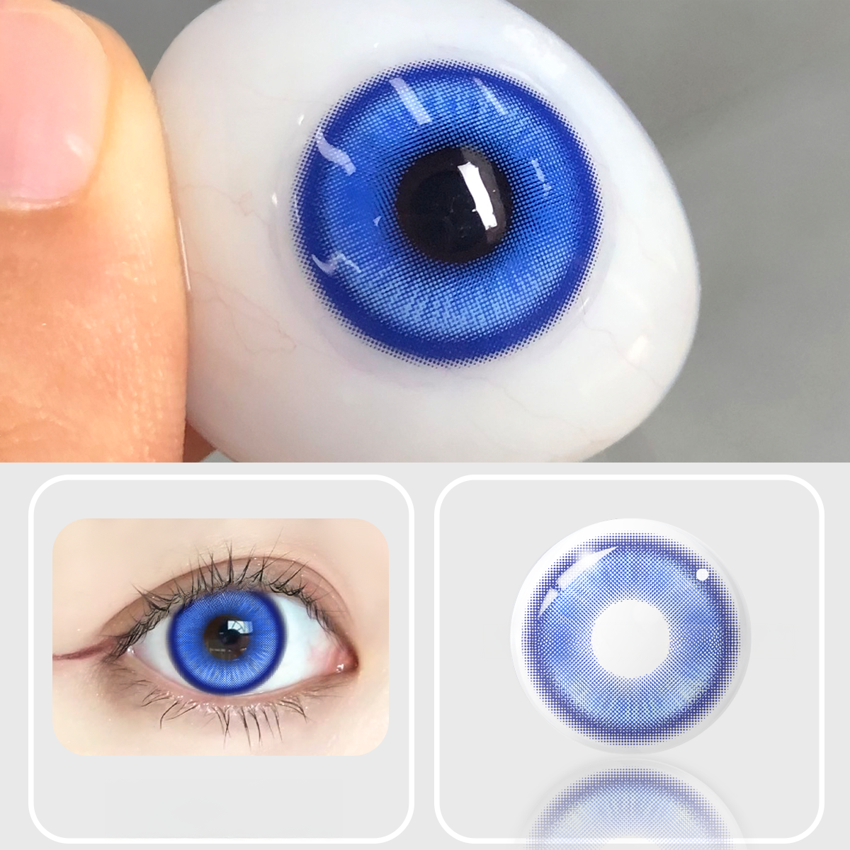 lenses blue