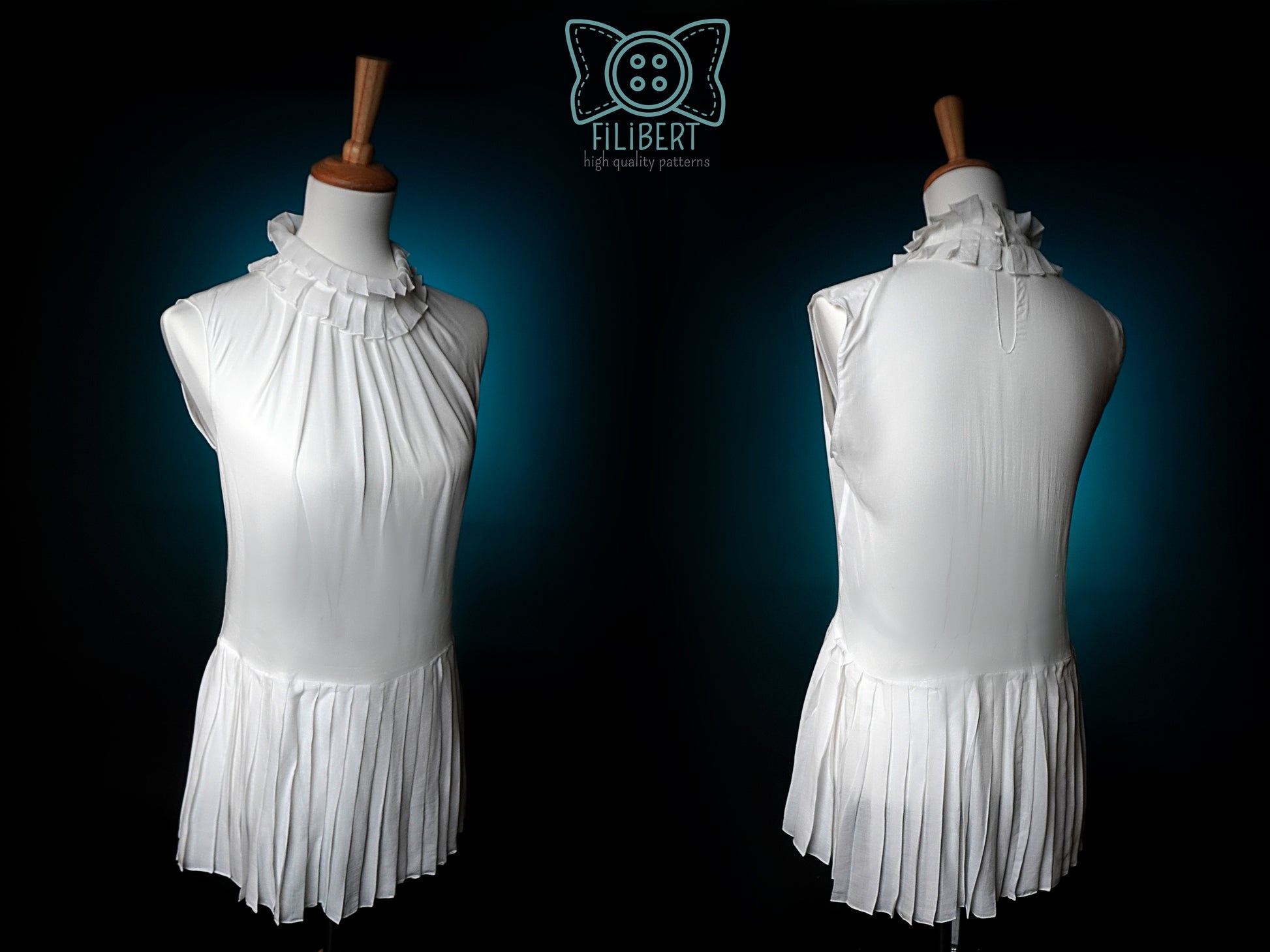 Blouse blanche Caitlyn Arcane 