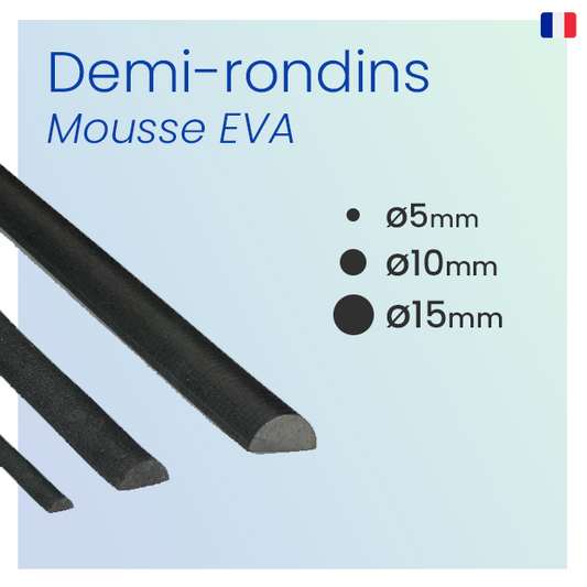Demi-rondins en Mousse EVA