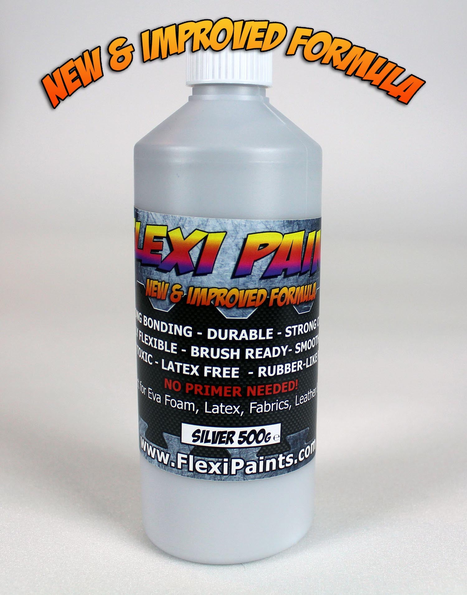 Flexi Paint Argenté – peinture flexible pour mousse EVA et armure cosplay