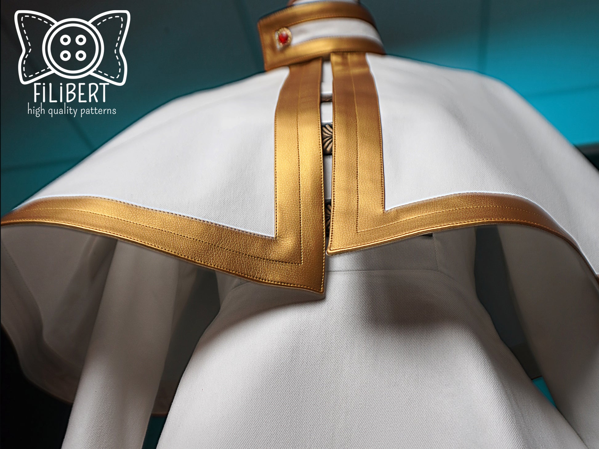 Patron Cosplay PDF - Jupe et capeline blanche - Filibert Patterns - vue 4