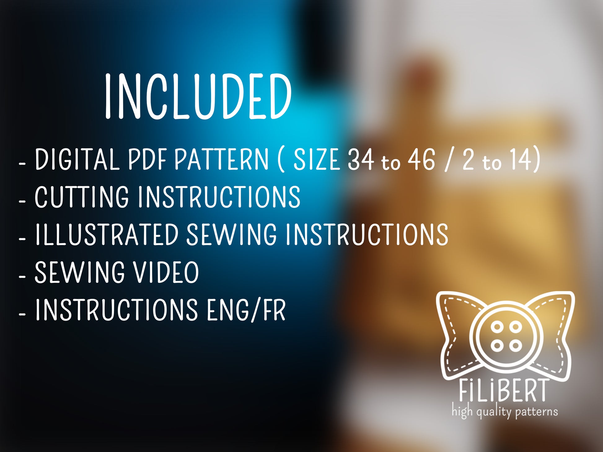 Patron Cosplay PDF - Jupe et capeline blanche - Filibert Patterns - vue 9
