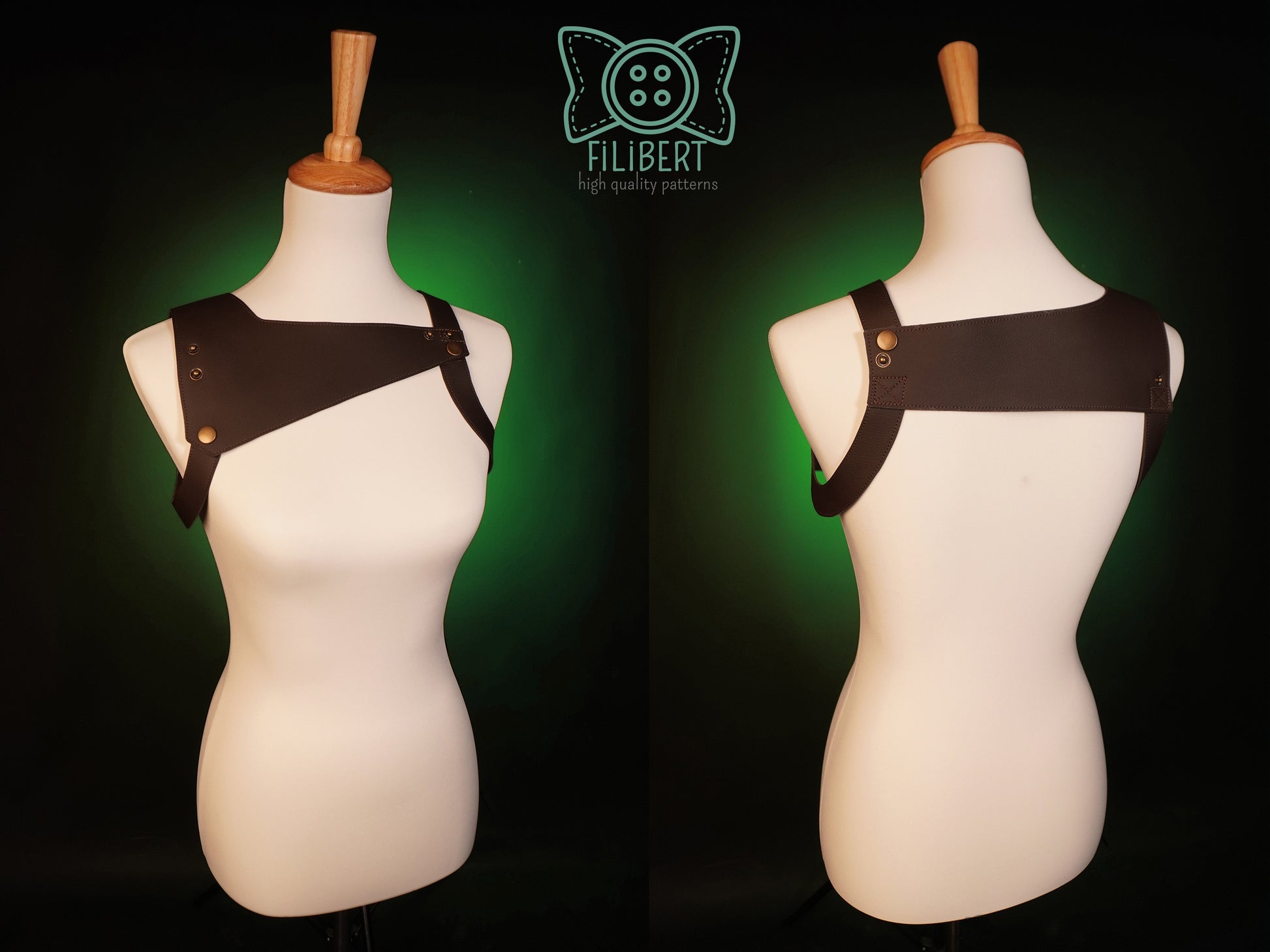 Patron Cosplay PDF - Lot de 3 Capuches Médiévales + Harnais - Filibert Patterns - vue 5