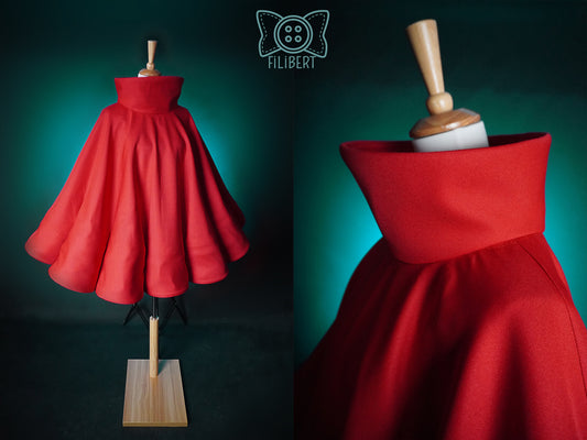Patron Cosplay PDF - Cape plis infinis - Filibert Patterns - vue 2