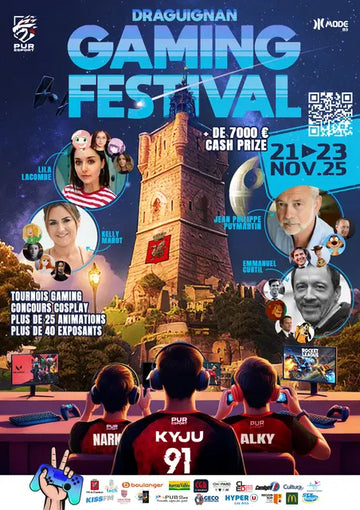 affiche de draguignan gaming festival