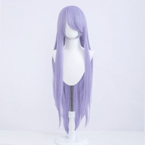 Long wig 100 cm - Lilac - Long bangs