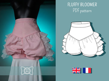 Patron Cosplay PDF - Bloomers Romantique Lolita - Filibert Patterns - vue 1
