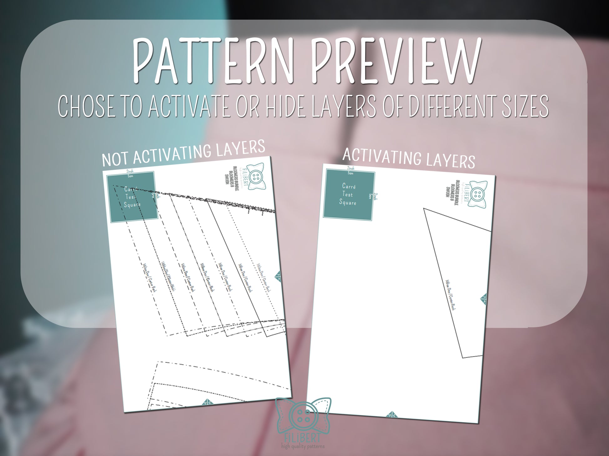 Patron Cosplay PDF - Bloomers Romantique Lolita - Filibert Patterns - vue 4