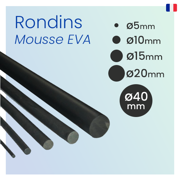 Rondins EVA cosplay – Relief, câbles et détails arrondis