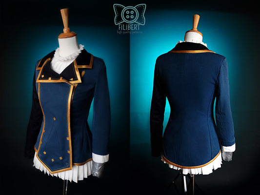 Veste Caitlyn Arcane uniforme Enforcer vue face et dos
